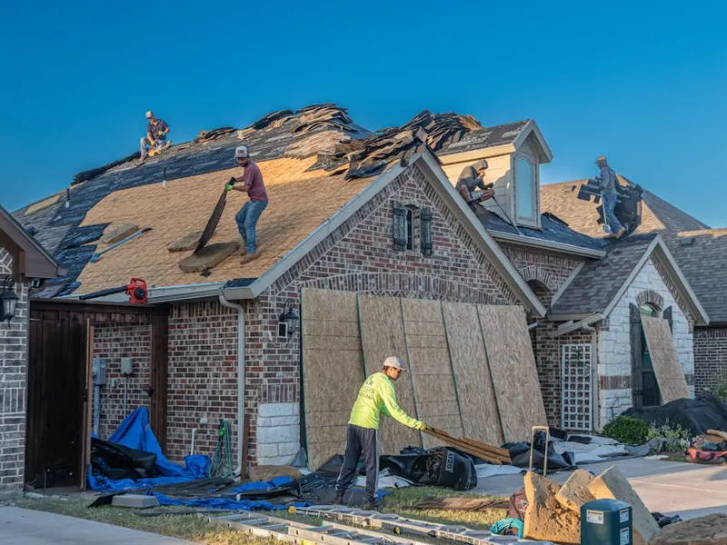 storm damage repair project completed